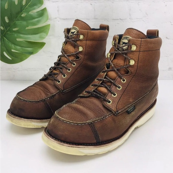 Red Wing Irish Setter 838 Boots Men's 10.5 EE (Wide) Brown Leather Wingshooter - Picture 2 of 14